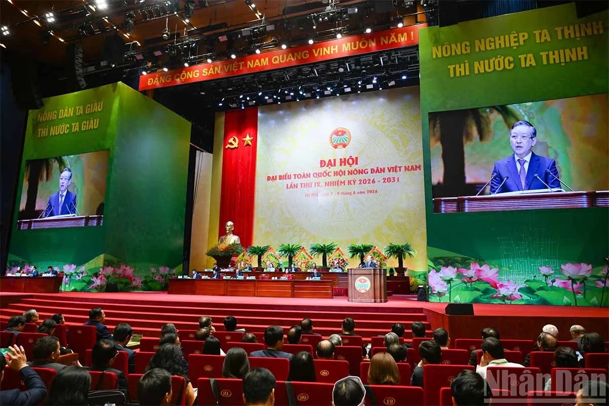 Khai mạc Đại hội đại biểu toàn quốc Hội Nông dân Việt Nam lần thứ IX, nhiệm kỳ 2026-2031