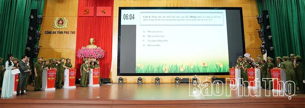 Hội thi Lực lượng tham gia bảo vệ an ninh, trật tự ở cơ sở giỏi tỉnh lần thứ I, năm 2026