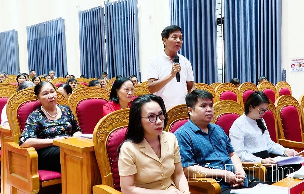 Phường Vĩnh Phúc lấy ý kiến sắp xếp tổ dân phố