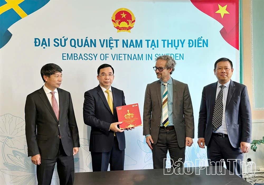 Tỉnh Phú Thọ mong muốn thúc đẩy quan hệ hợp tác với Vương quốc Thụy Điển