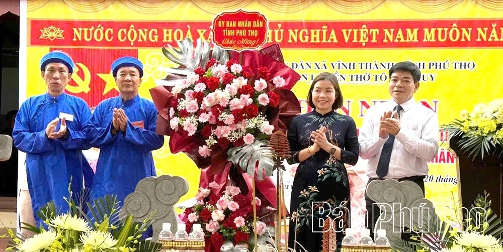 Vinh Thanh Commune Receives Provincial-Level Historical and Cultural Relic Designation for To The Huy Temple