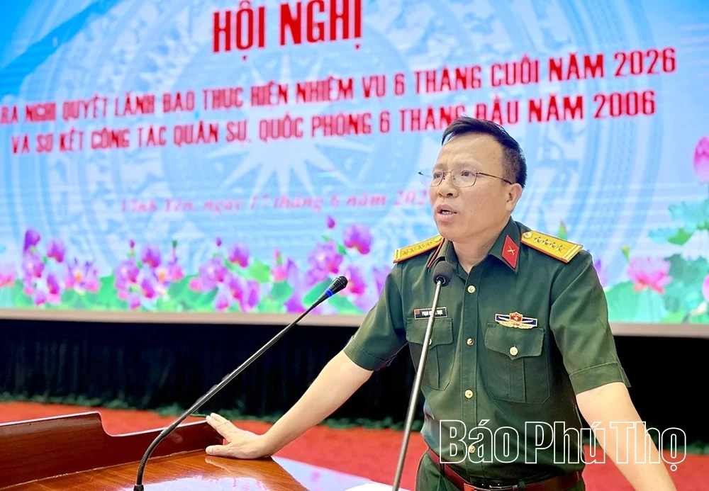 Quyết tâm thực hiện thắng lợi nhiệm vụ quân sự, quốc phòng năm 2026