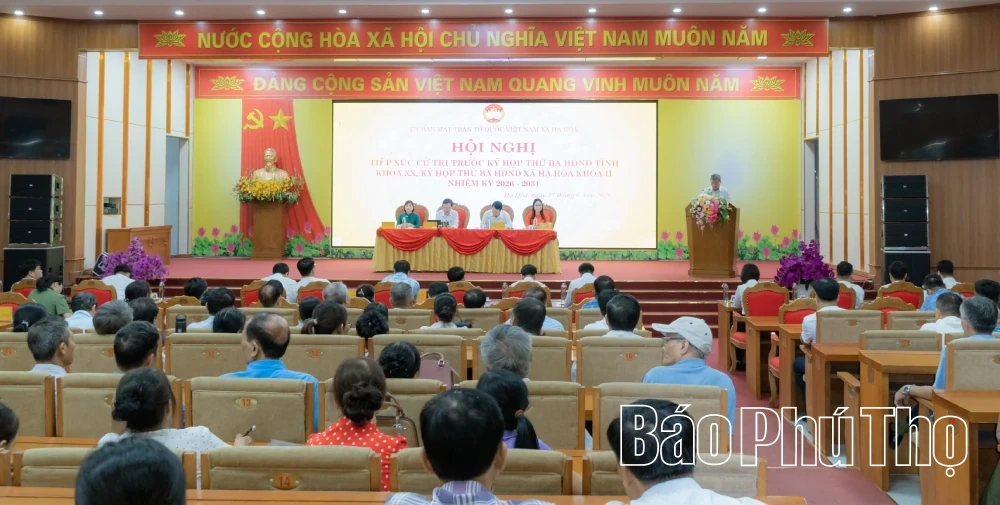 Tổ đại biểu số 4, HĐND tỉnh tiếp xúc cử tri trước Kỳ họp thứ Ba, HĐND tỉnh khóa XX, nhiệm kỳ 2026-2031
