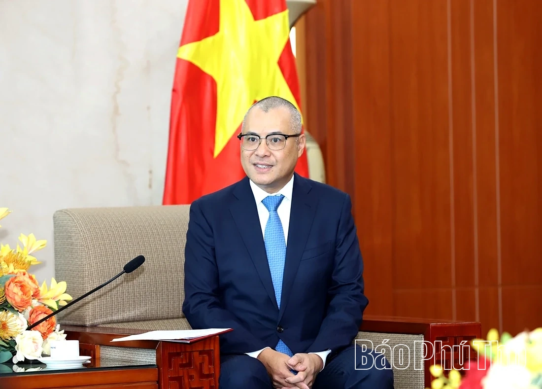 Bí thư Tỉnh ủy Phạm Đại Dương tiếp Đại sứ Vương quốc Thái Lan tại Việt Nam