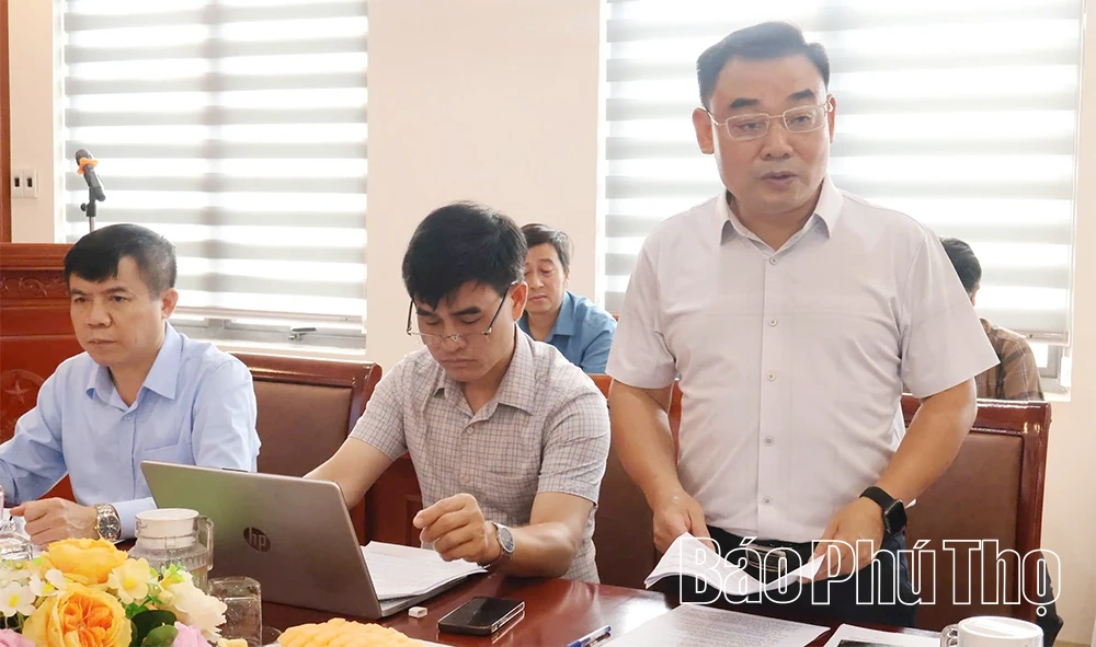 Kiểm tra tiến độ thực hiện các dự án cấp bách phòng chống thiên tai tại phường Hòa Bình, Kỳ Sơn và xã Thịnh Minh