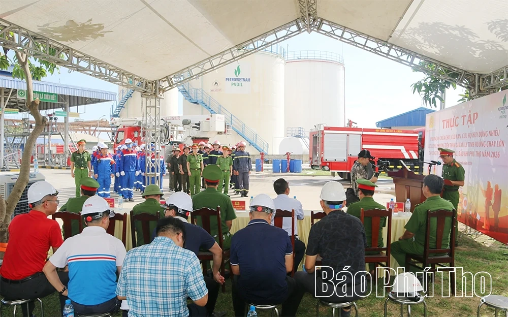 Thực tập Phương án chữa cháy, cứu nạn cứu hộ năm 2026