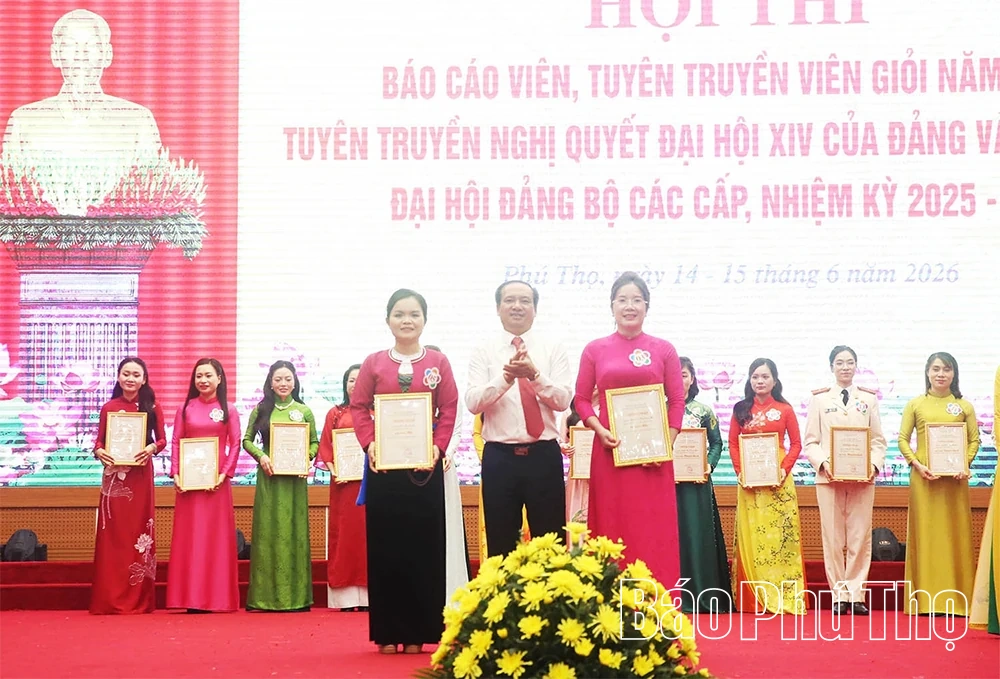 Hội thi báo cáo viên, tuyên truyền viên giỏi tỉnh năm 2026