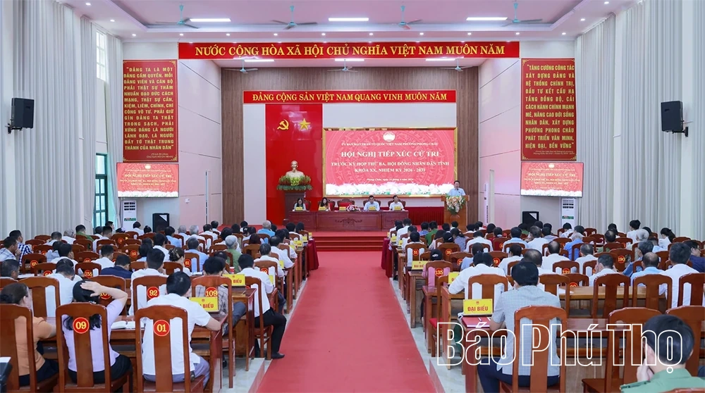 Đại biểu HĐND tỉnh tiếp xúc cử tri trước Kỳ họp thứ Ba, HĐND tỉnh khóa XX, nhiệm kỳ 2026 – 2031