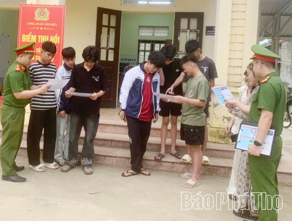 Văn Miếu giữ vững địa bàn “xã không ma túy”