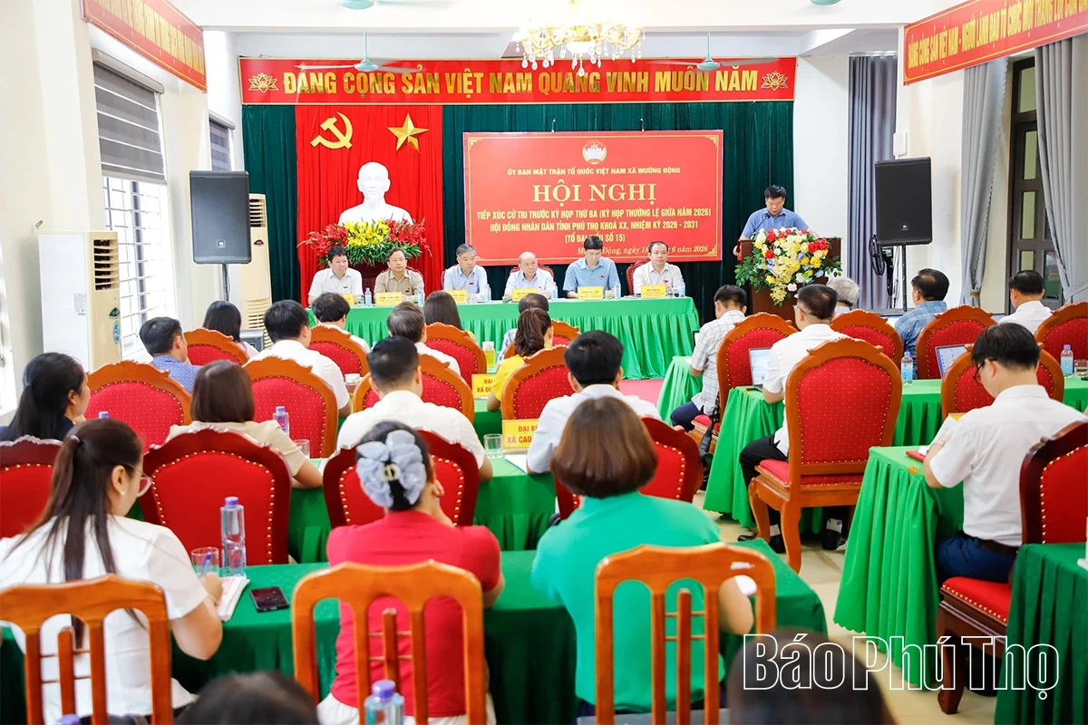 Tổ đại biểu số 15 HĐND tỉnh tiếp xúc cử tri 7 xã khu vực Cao Phong, Kim Bôi