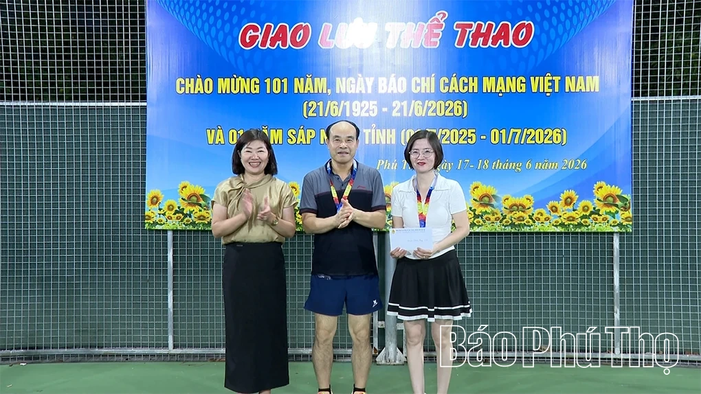 Giao lưu thể thao chào mừng Ngày Báo chí Cách mạng Việt Nam