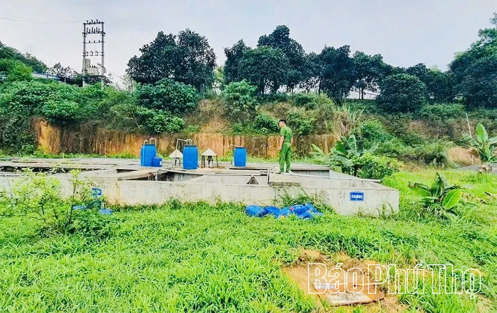 Đông Thành xử phạt doanh nghiệp chăn nuôi xả thải trái phép