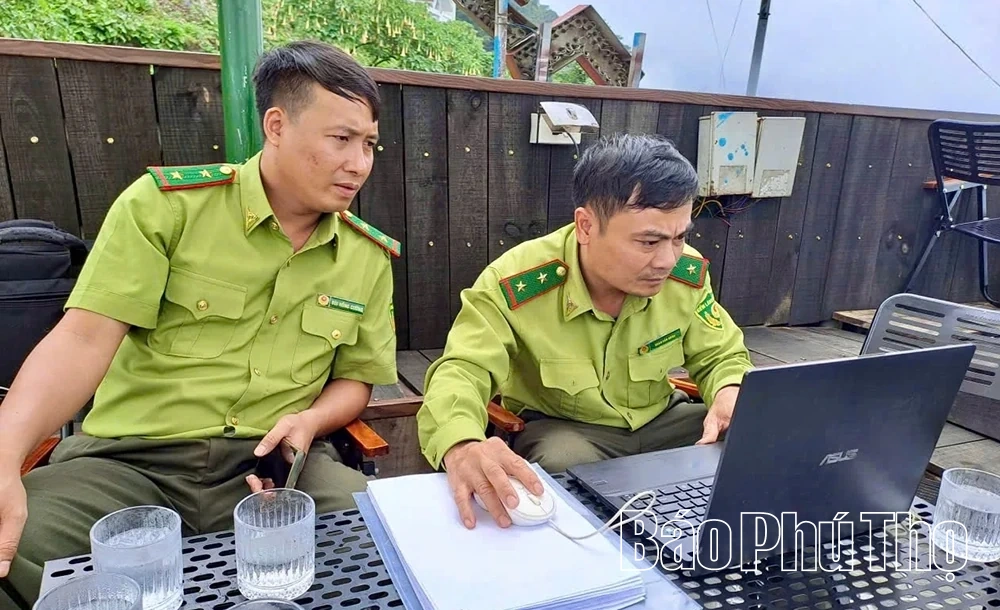Hạt Kiểm lâm Tam Đảo - Tam Dương ứng dụng công nghệ trong quản lý, bảo vệ rừng