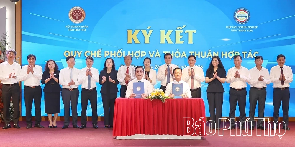 Xúc tiến thương mại và kết nối giao thương doanh nghiệp Thanh Hóa - Phú Thọ