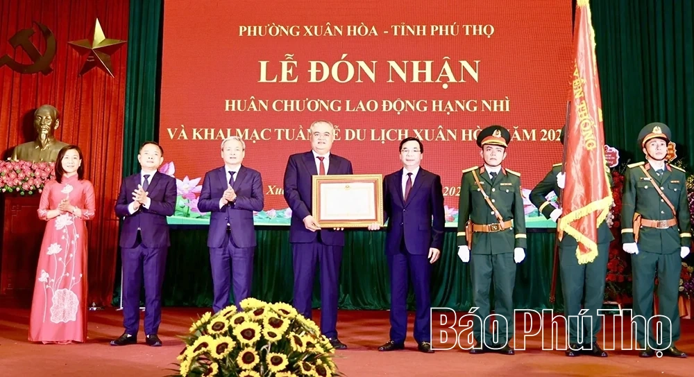 Phường Xuân Hòa đón nhận Huân chương Lao động hạng Nhì, khai mạc Tuần lễ du lịch năm 2026 