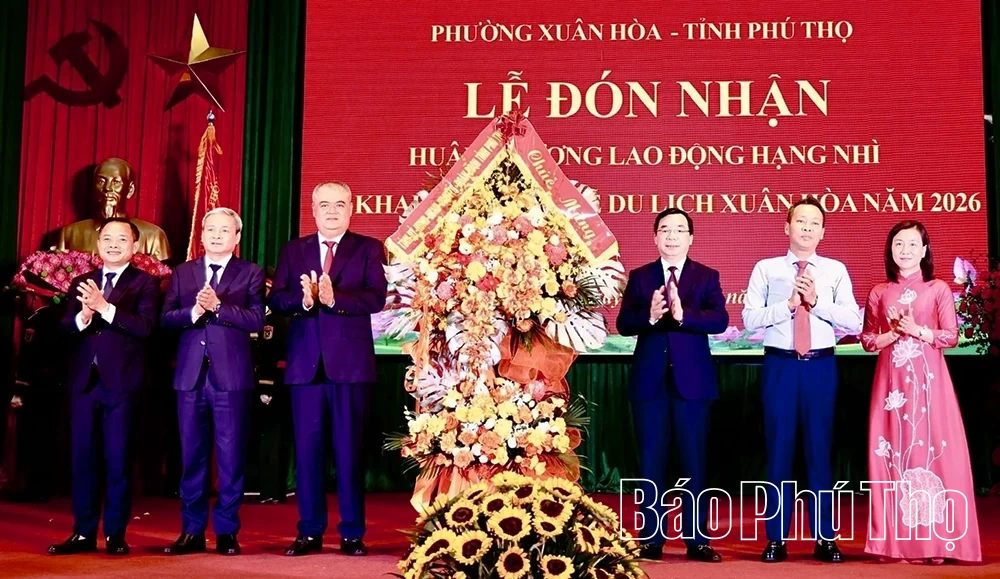 Phường Xuân Hòa đón nhận Huân chương Lao động hạng Nhì, khai mạc Tuần lễ du lịch năm 2026 