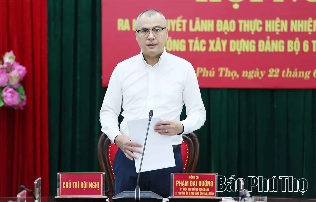Đảng uỷ Quân sự tỉnh: Ra Nghị quyết lãnh đạo thực hiện nhiệm vụ quân sự, quốc phòng và công tác xây dựng Đảng bộ 6 tháng cuối năm 2026