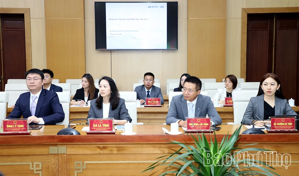 Phú Thọ đẩy mạnh hợp tác với các tập đoàn tài chính, xây dựng hàng đầu Trung Quốc
