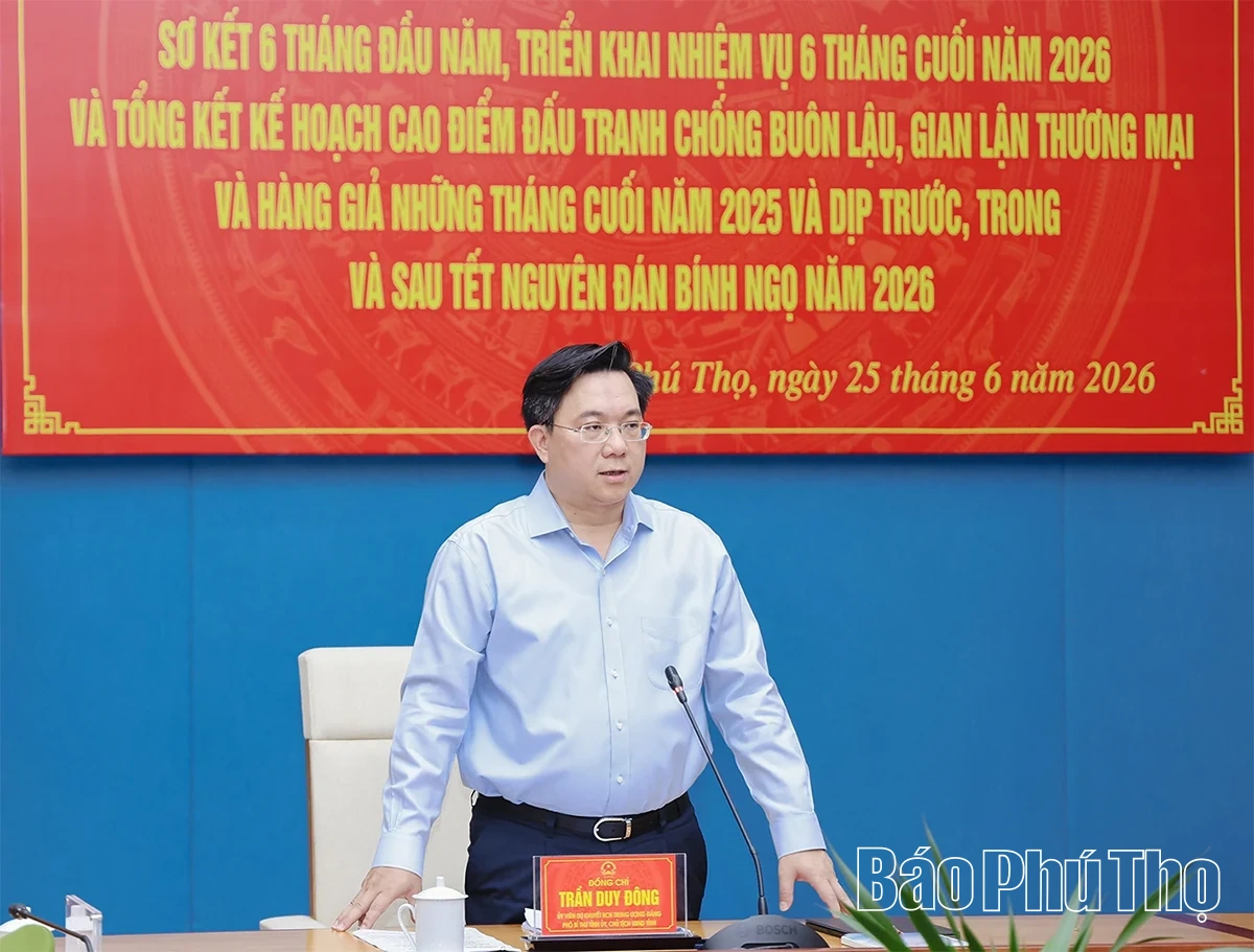 Sơ kết công tác chống buôn lậu, gian lận thương mại và hàng giả 6 tháng đầu năm