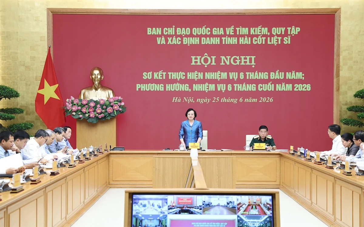 Quyết liệt, đồng bộ trong công tác tìm kiếm, quy tập và xác định danh tính hài cốt liệt sĩ