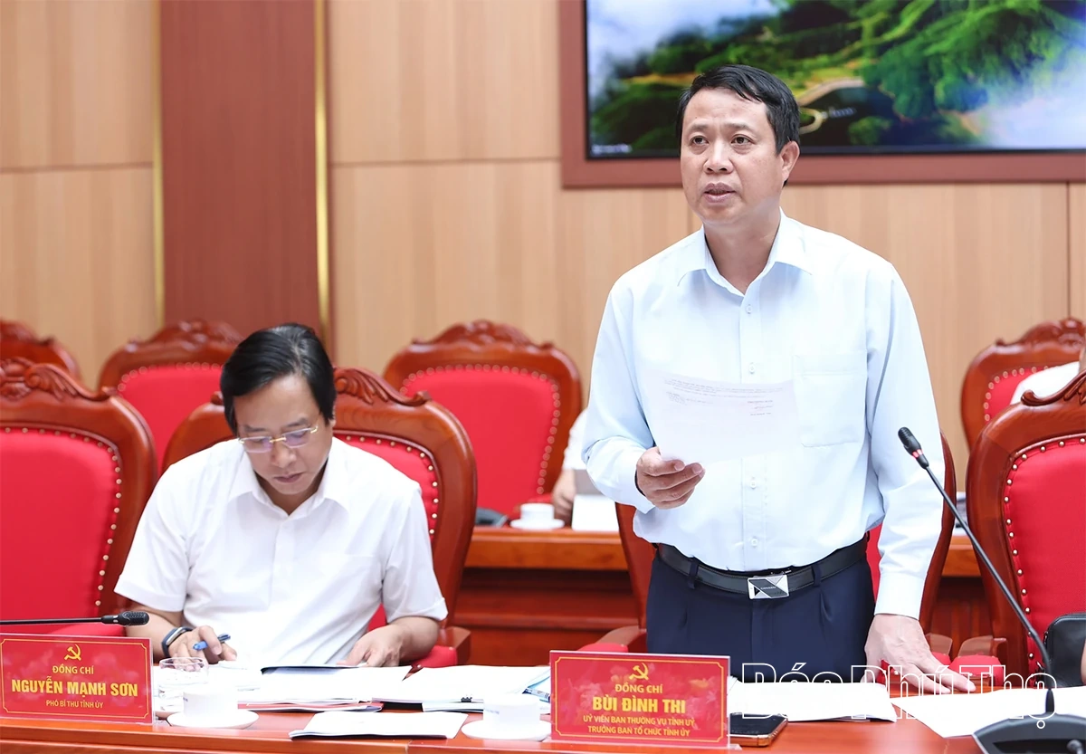 Ban Thường vụ Tỉnh ủy xem xét, cho ý kiến nhiều nội dung quan trọng