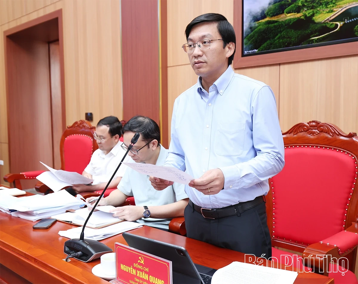Ban Thường vụ Tỉnh ủy xem xét, cho ý kiến nhiều nội dung quan trọng