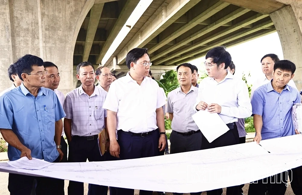 Major Transport Projects in the Vinh Phuc Area Accelerate Construction Progress