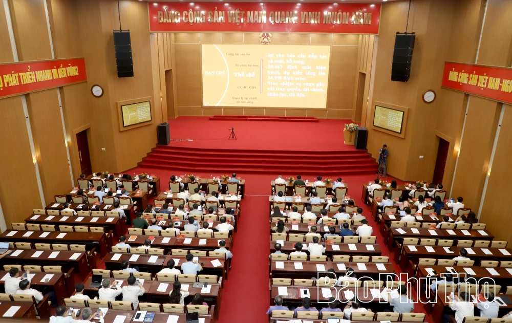 Sơ kết 1 năm vận hành mô hình tổ chức tổng thể của hệ thống chính trị, mô hình chính quyền 3 cấp