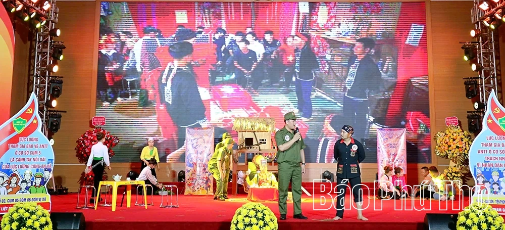 Hội thi lực lượng tham gia bảo vệ an ninh, trật tự ở cơ sở giỏi tỉnh Phú Thọ lần thứ I năm 2026 thành công tốt đẹp