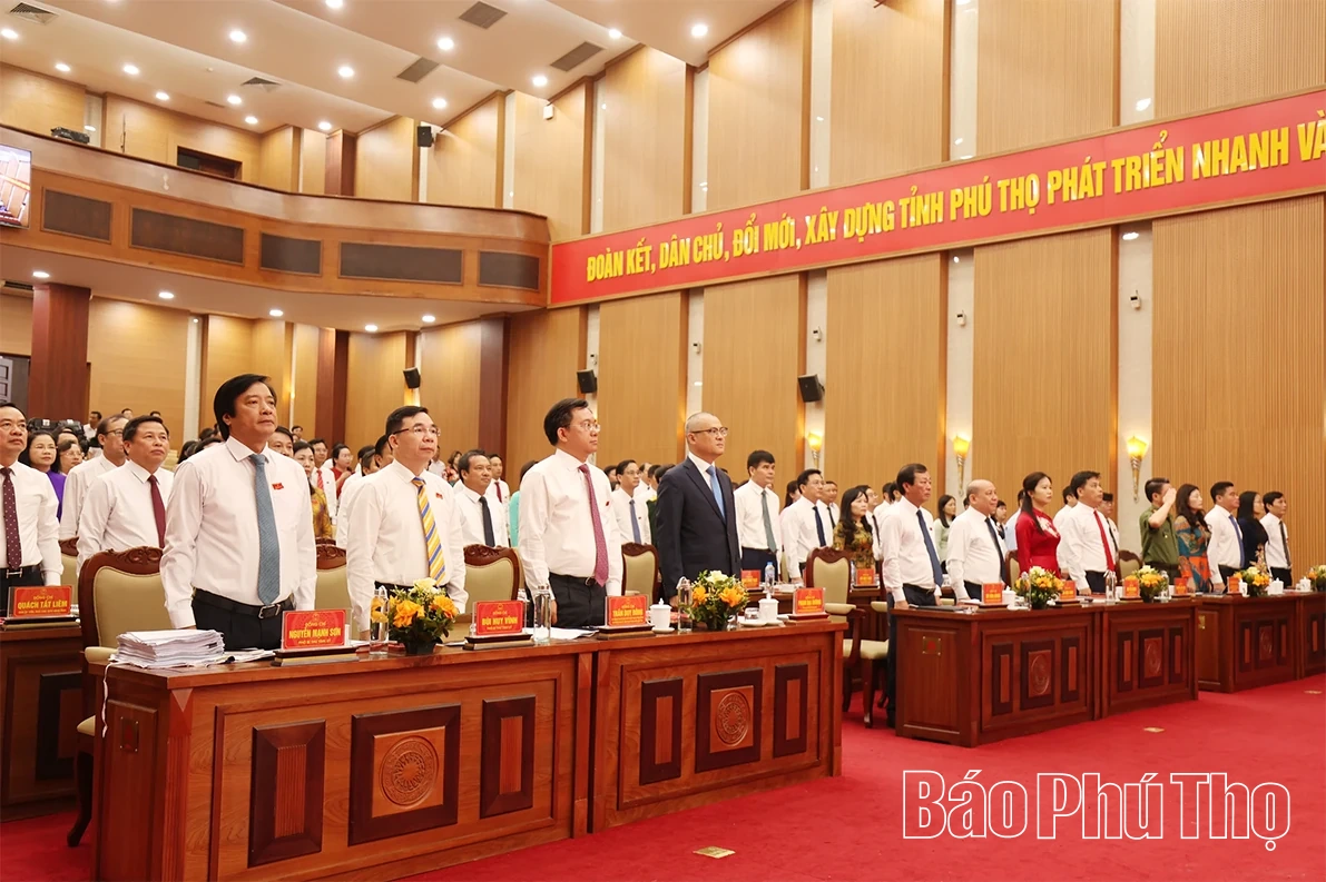 Khai mạc Kỳ họp thứ Ba, HĐND tỉnh Phú Thọ khóa XX