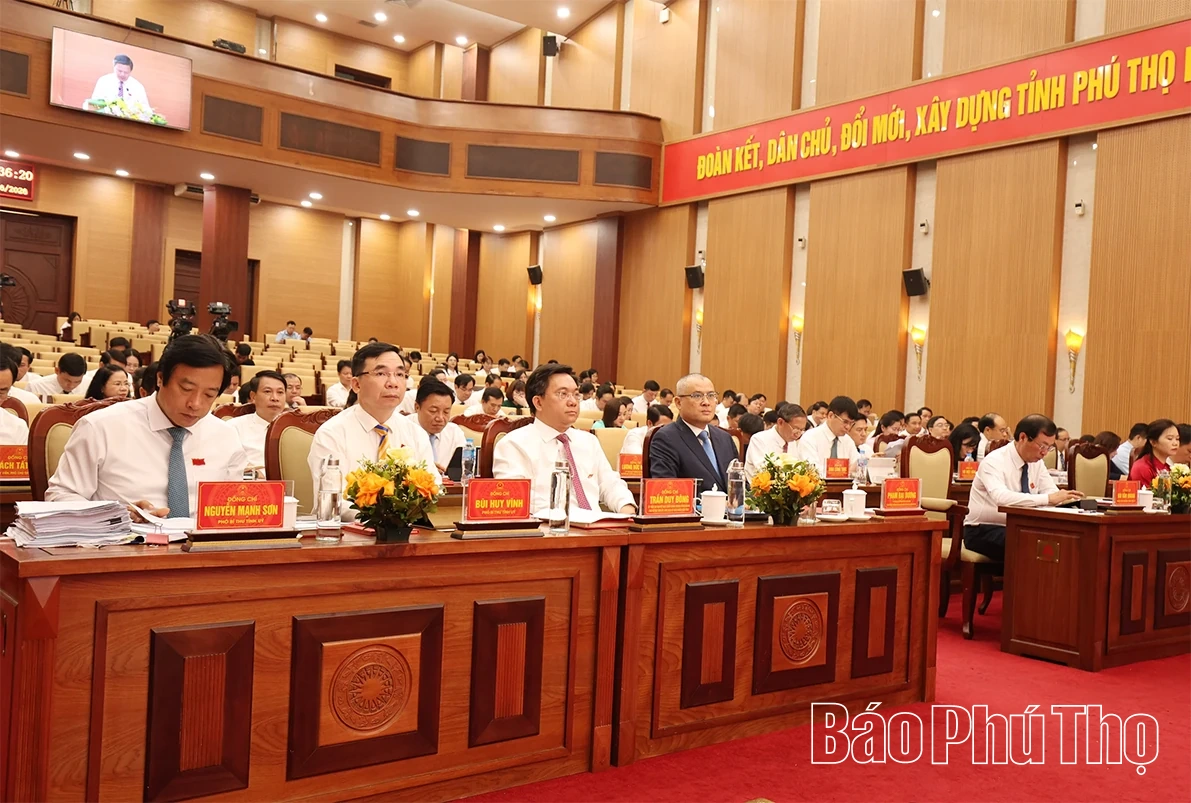 Khai mạc Kỳ họp thứ Ba, HĐND tỉnh Phú Thọ khóa XX