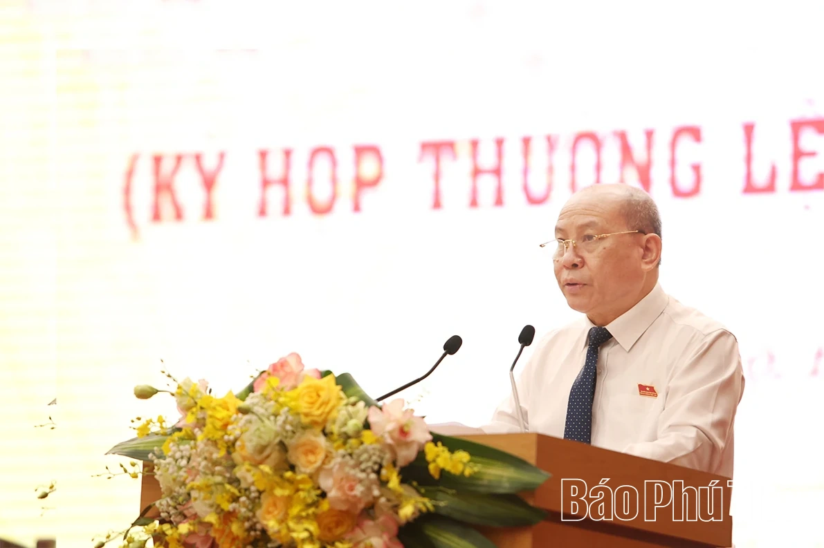 Khai mạc Kỳ họp thứ Ba, HĐND tỉnh Phú Thọ khóa XX