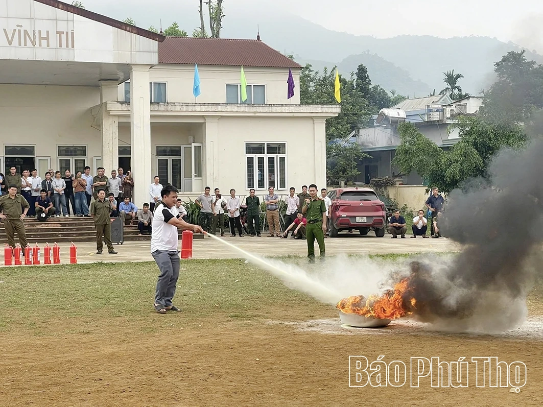 Kiểm tra công tác phòng cháy, chữa cháy tại xã Mường Động