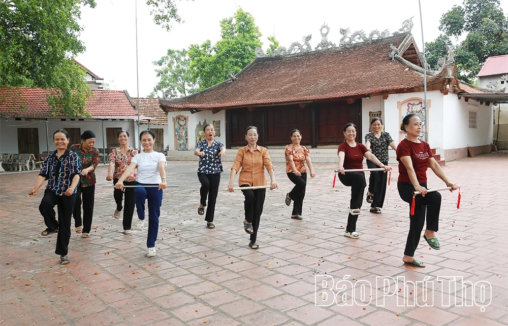 Sân tập cộng đồng - nơi tuổi già thêm vui, thêm khỏe