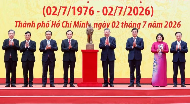 Phát biểu của Tổng Bí thư, Chủ tịch nước Tô Lâm tại Lễ kỷ niệm 50 năm thành phố Sài Gòn - Gia Định vinh dự mang tên Chủ tịch Hồ Chí Minh