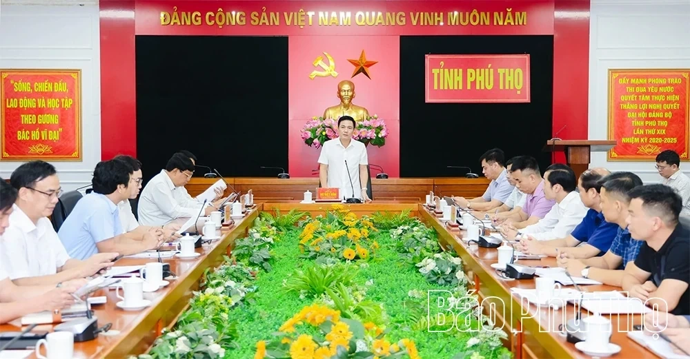 Phu Tho Reviews Progress of 20% Land Allocation for Social Housing Development