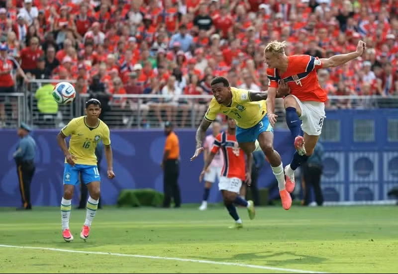 Haaland lập cú đúp, Na Uy gây địa chấn loại Brazil khỏi World Cup
