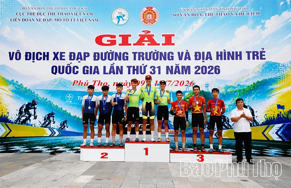 Đoàn Phú Thọ giành 9 huy chương tại các nội dung xe đạp địa hình