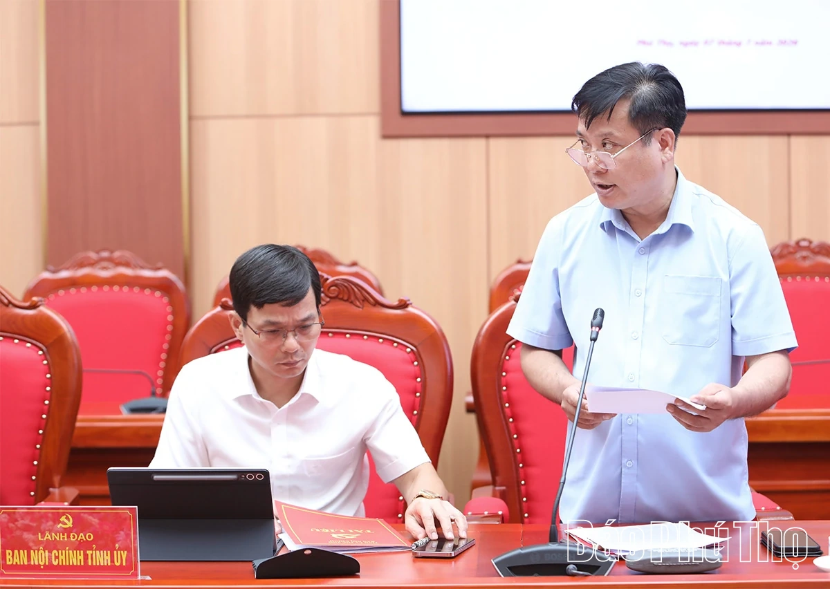 Triển khai công tác nội chính 6 tháng cuối năm 2026