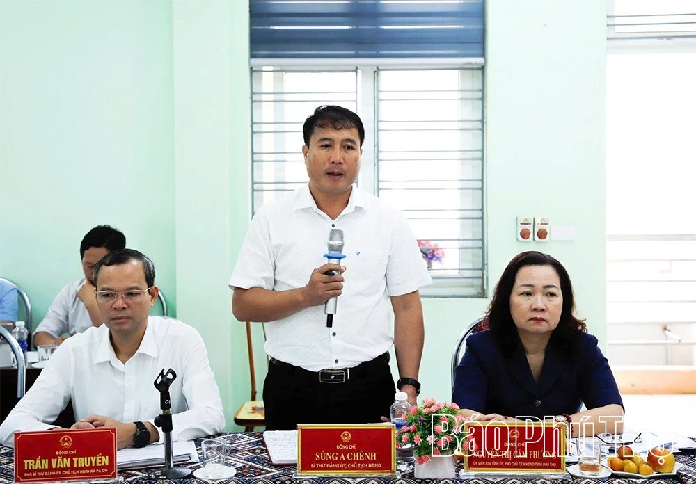 Đoàn công tác Hội đồng Dân tộc của Quốc hội khảo sát việc giải quyết kiến nghị của người dân tại xã Pà Cò