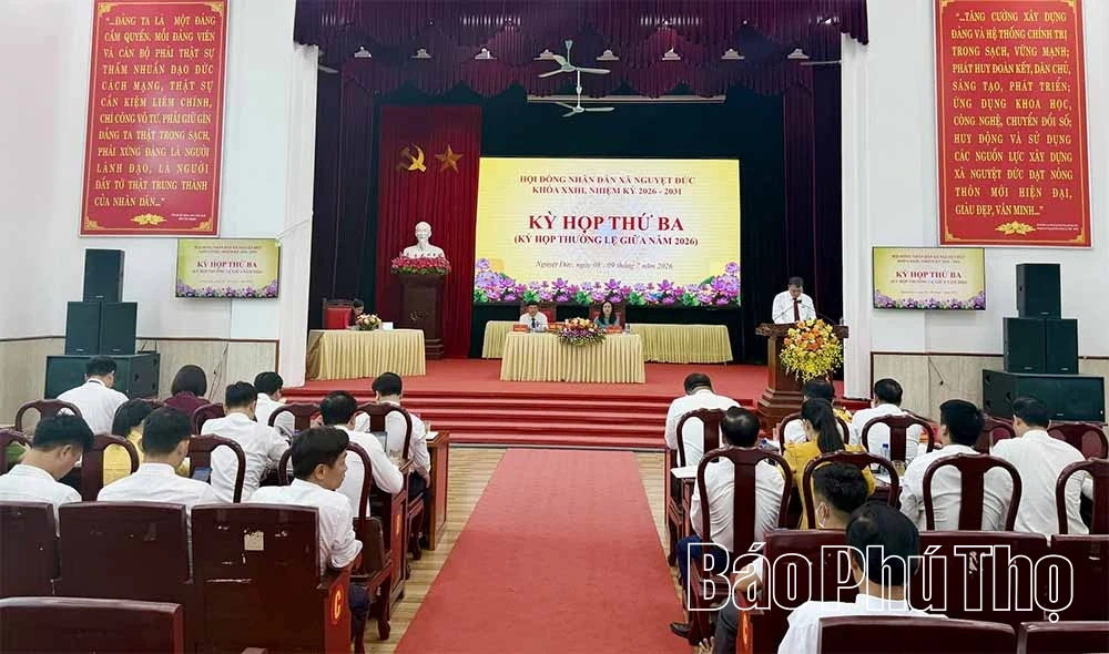HĐND xã Nguyệt Đức họp thường lệ giữa năm 2026