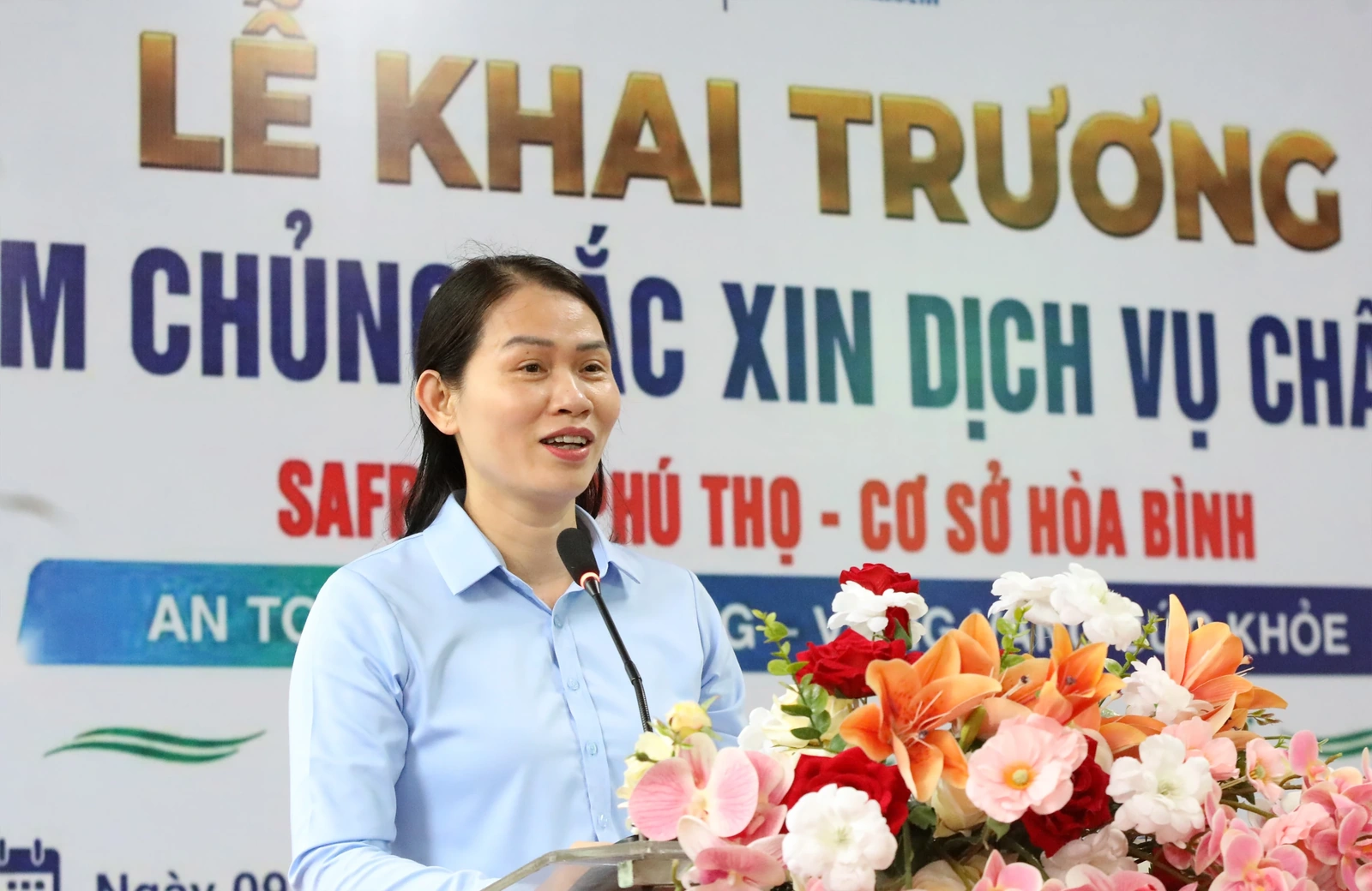 Khai trương Phòng Tiêm chủng vắc xin dịch vụ chất lượng cao Safpo 15 Phú Thọ - cơ sở Hòa Bình