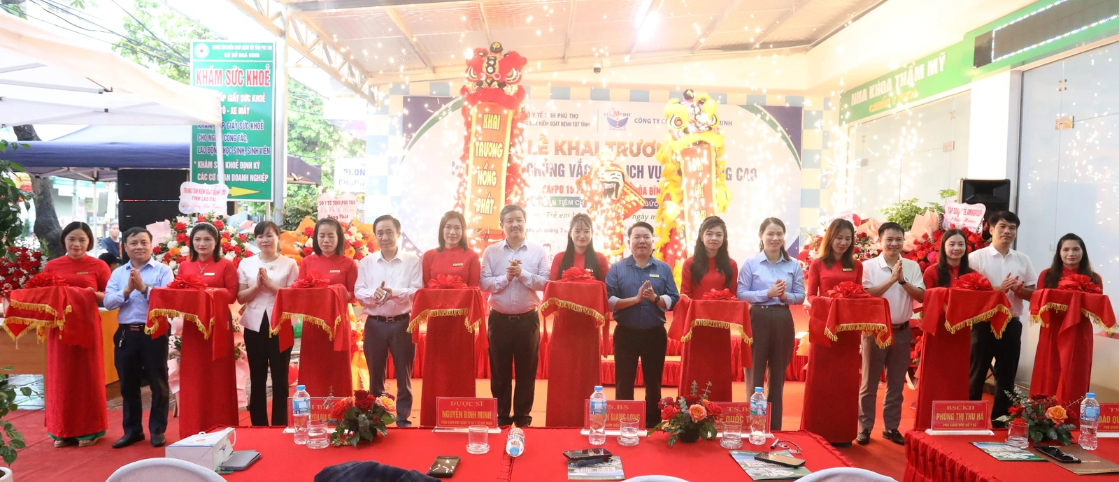 Khai trương Phòng Tiêm chủng vắc xin dịch vụ chất lượng cao Safpo 15 Phú Thọ - cơ sở Hòa Bình