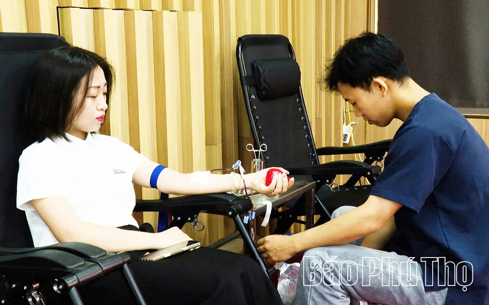 Chương trình Giọt hồng tri ân - Nghĩa tình tháng 7 tiếp nhận 150 đơn vị máu