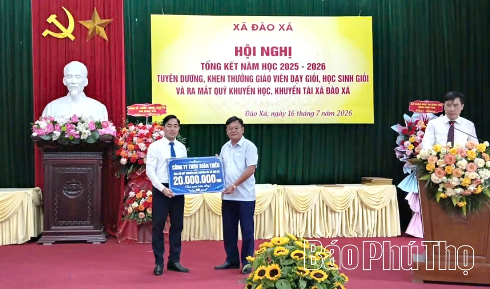 Ra mắt Quỹ khuyến học, khuyến tài xã Đào Xá