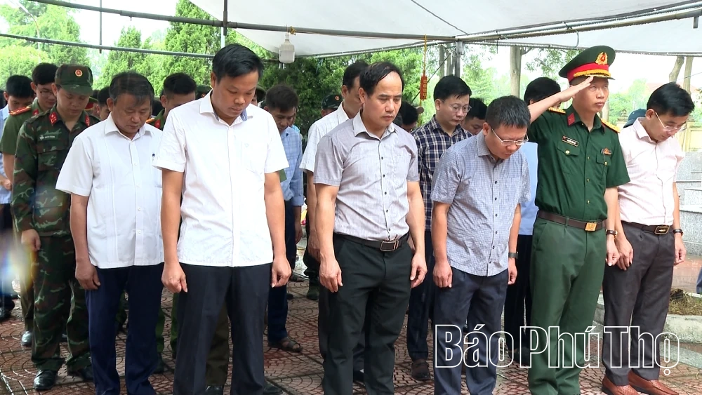 Xã Sơn Đông triển khai lấy mẫu ADN hài cốt liệt sĩ chưa xác định danh tính