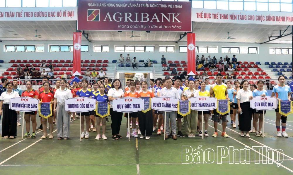 Giải bóng chuyền hơi lan tỏa phong trào rèn luyện thể thao