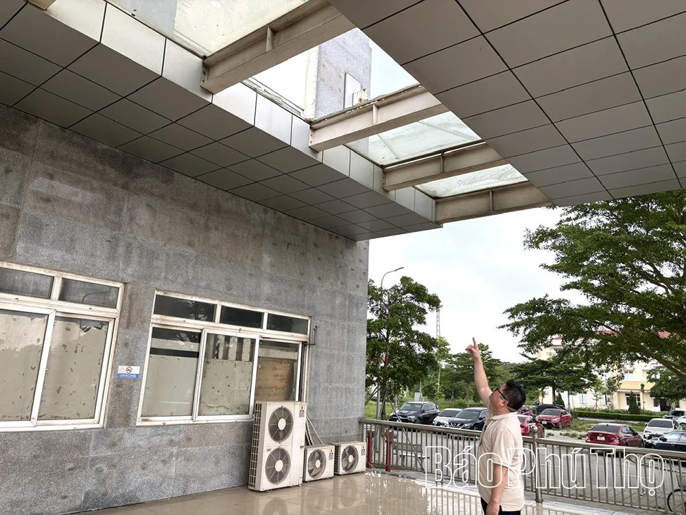 Bệnh viện Sản - Nhi Vĩnh Phúc xuống cấp, tiềm ẩn nguy cơ mất an toàn