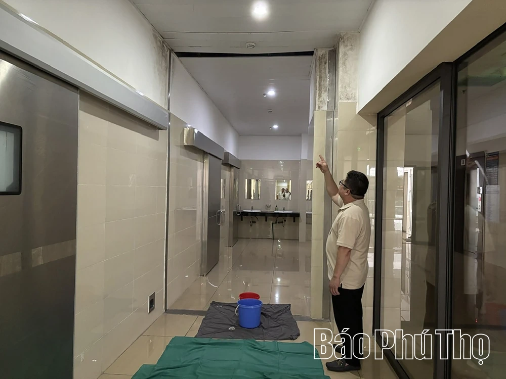 Bệnh viện Sản - Nhi Vĩnh Phúc xuống cấp, tiềm ẩn nguy cơ mất an toàn