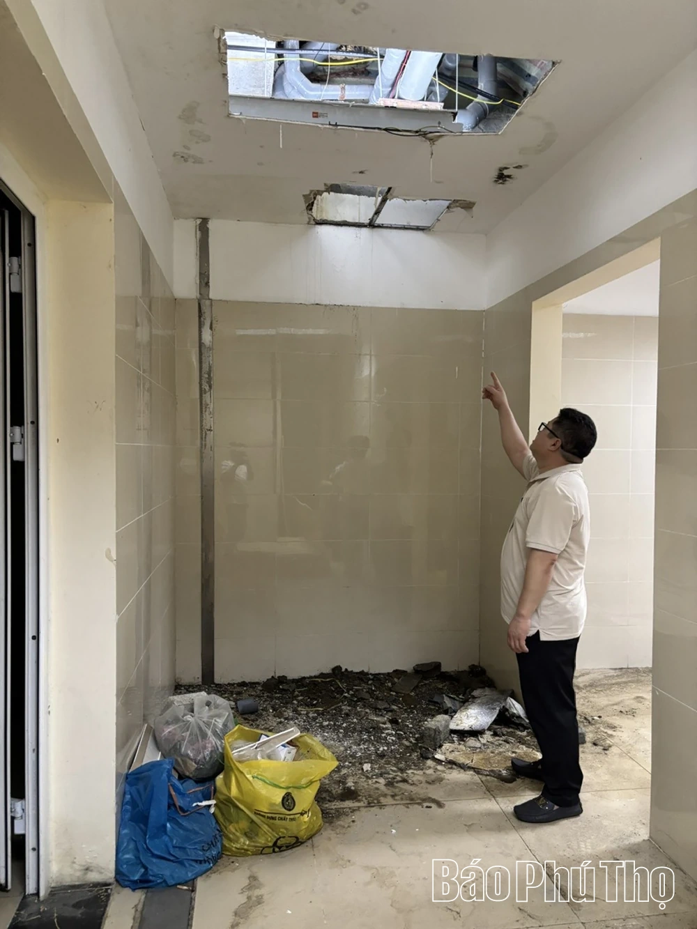 Bệnh viện Sản - Nhi Vĩnh Phúc xuống cấp, tiềm ẩn nguy cơ mất an toàn